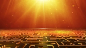 高端复古大气古典粒子线条光效背景视频模板