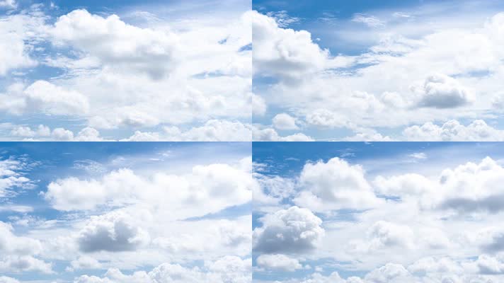 天空云彩延时摄影4K
