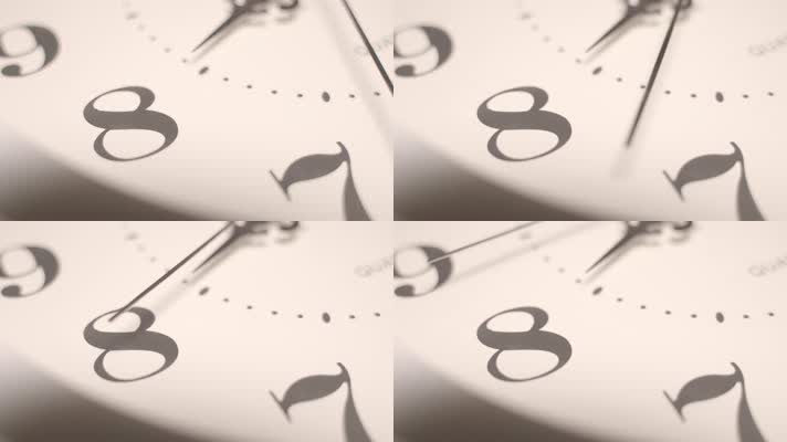 时钟时间飞逝倒计时4K