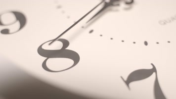 时钟时间飞逝倒计时4K