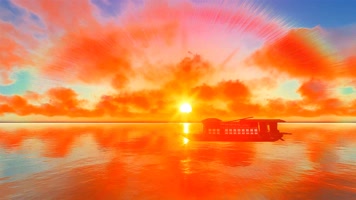 三维动画南湖红船4K