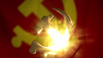 红色文化党徽党章红旗誓词宣誓视频