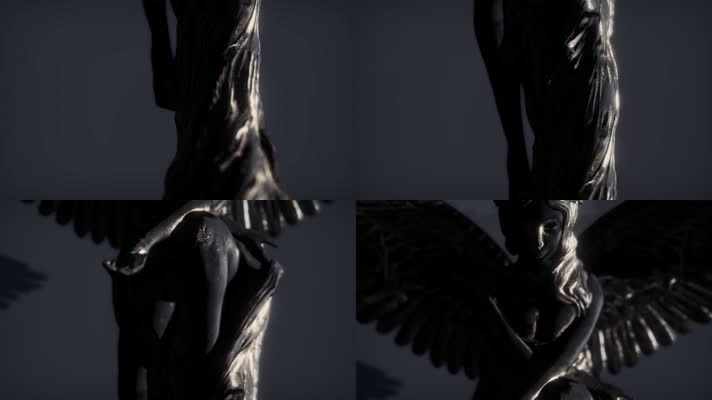 【4K】天使雕像