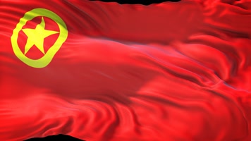 团旗 飘扬 带通道无缝循环