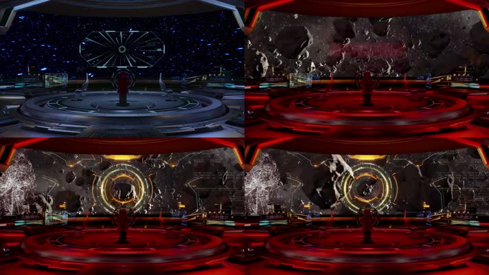 【4K】飞船星际跳跃