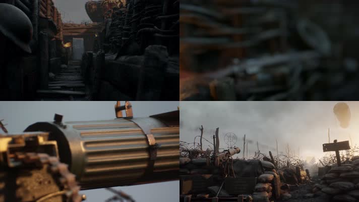 【4K】一战战场