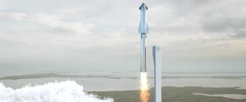 火箭发射分离模拟动画