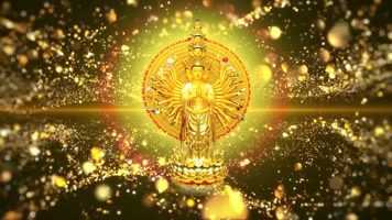 千手观音金身立像