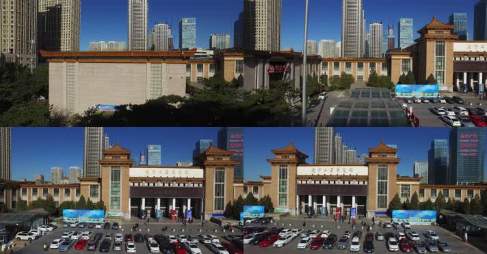 辽宁工业展览馆航拍A