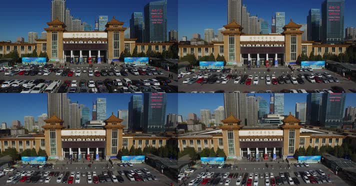 辽宁工业展览馆航拍