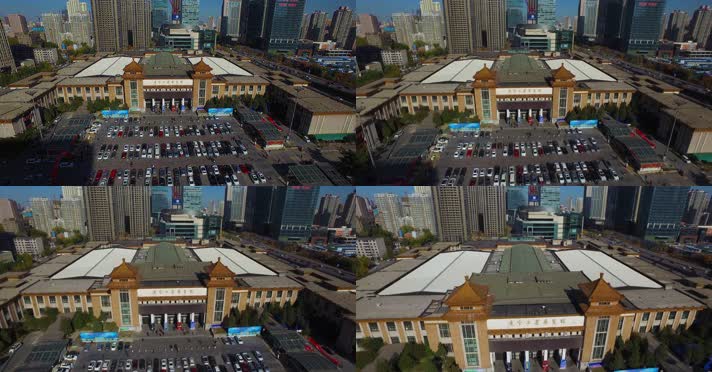 辽宁工业展览馆航拍B