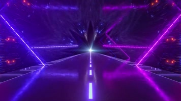 动感道路穿梭舞台背景