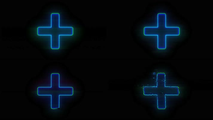 赛博朋克风格图形元素33