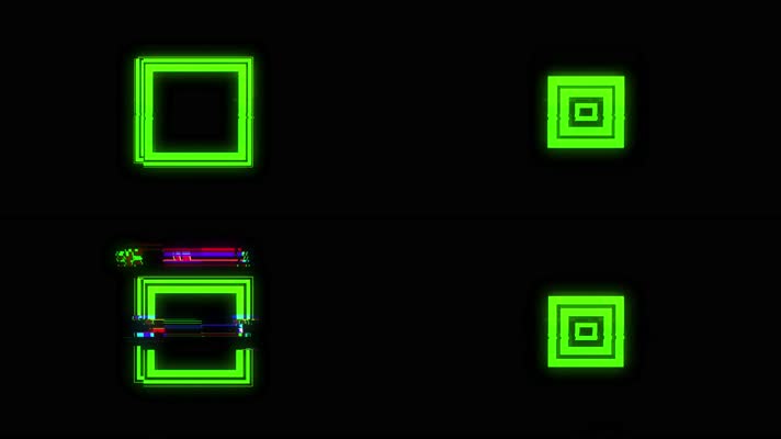 赛博朋克风格图形元素23