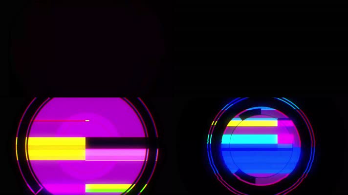 赛博朋克风格图形元素09