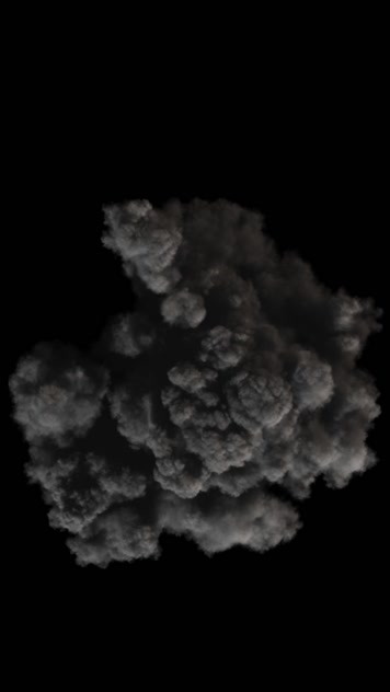 核爆炸核裂变爆炸烟雾火焰