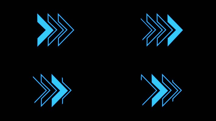 赛博朋克风格箭头07