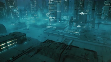 【4k】震撼未来工业城市