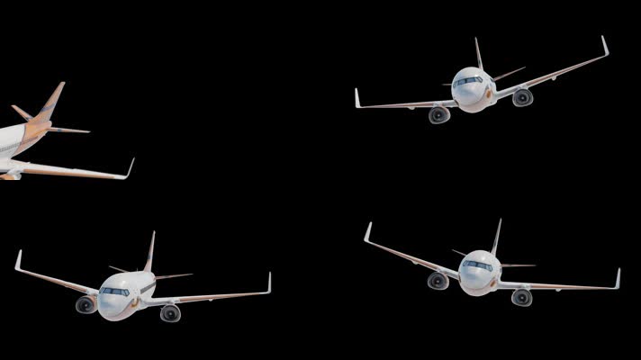 战机直升机客机动画-16