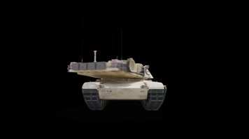 坦克动画带通道-4