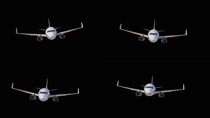 战机直升机客机动画-30