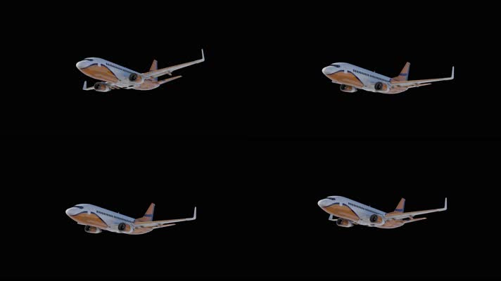 战机直升机客机动画-28