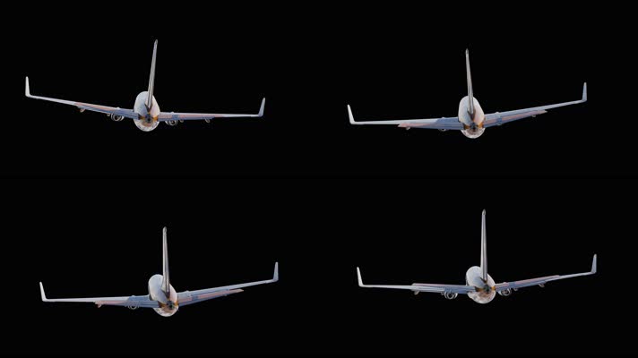 战机直升机客机动画-26