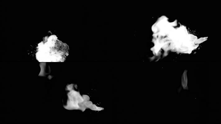 魔法粒子烟雾火焰素材-2