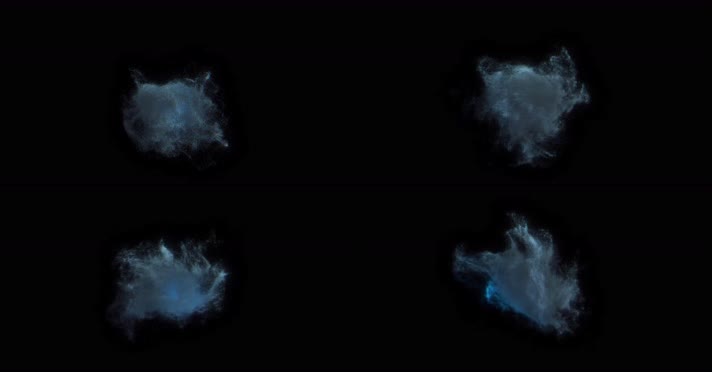 闪光烟雾粒子特效-13