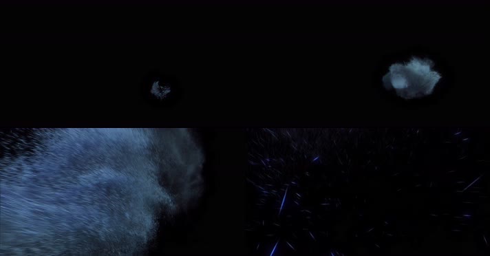 闪光烟雾粒子特效-17