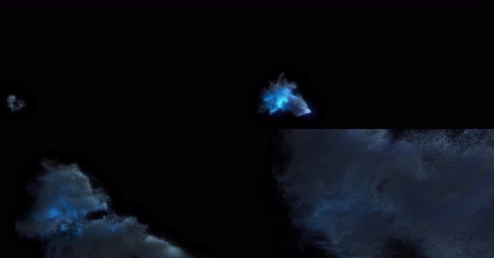 闪光烟雾粒子特效-4