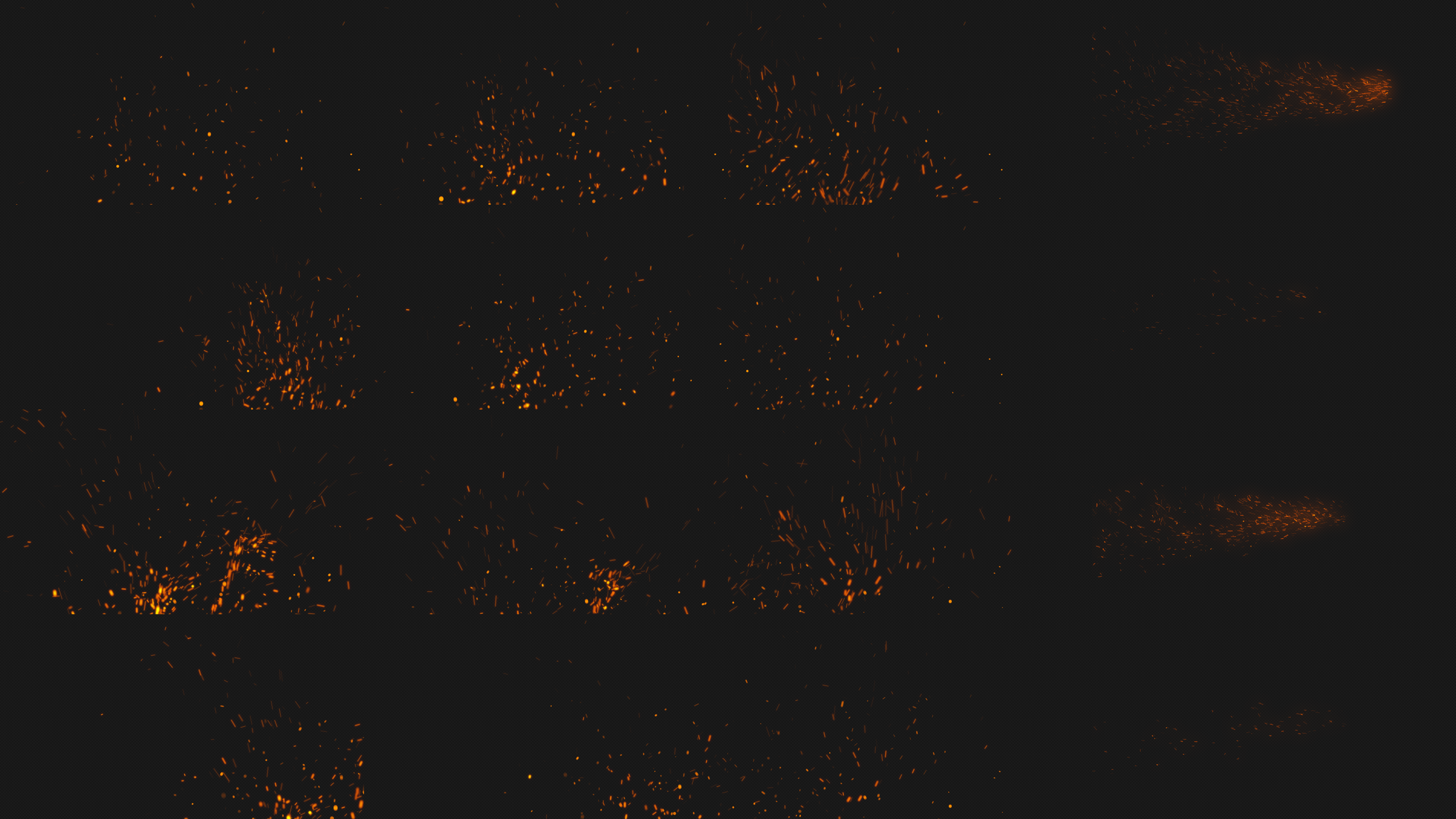 火星子火花12组【带透明通道】