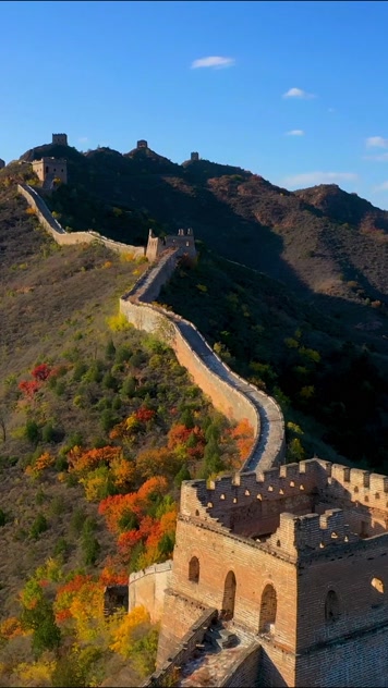 秋季长城美丽秋天景色 秋季长城美丽秋天景色