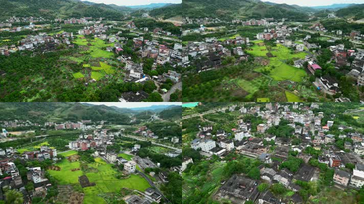 福建美丽新农村航拍4K