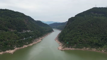 【合集】重庆北碚温塘峡自然景观航拍