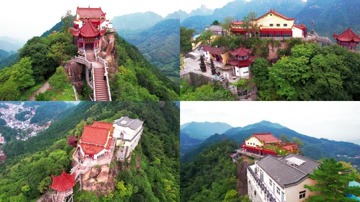 九华山东崖禅寺航拍合集