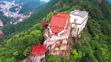 九华山东崖禅寺航拍合集