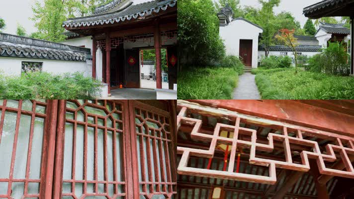 江南园林古典建筑中式庭院