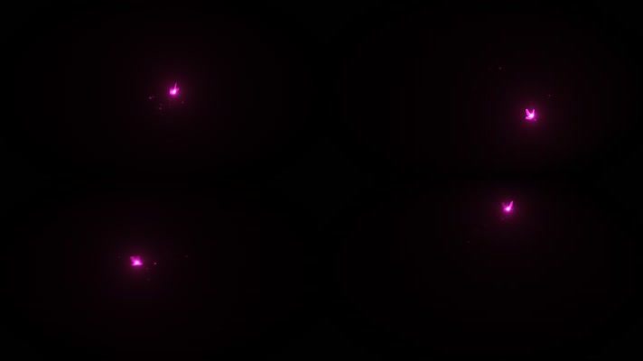 紫色发光的蝴蝶-2