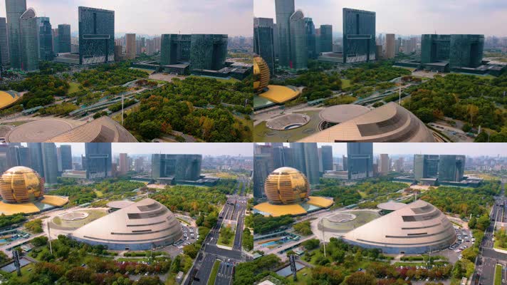 杭州钱江新城市民中心城市风景延时摄影4