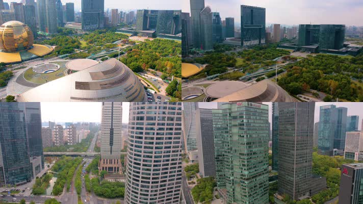 杭州钱江新城市民中心城市风景延时摄影合集