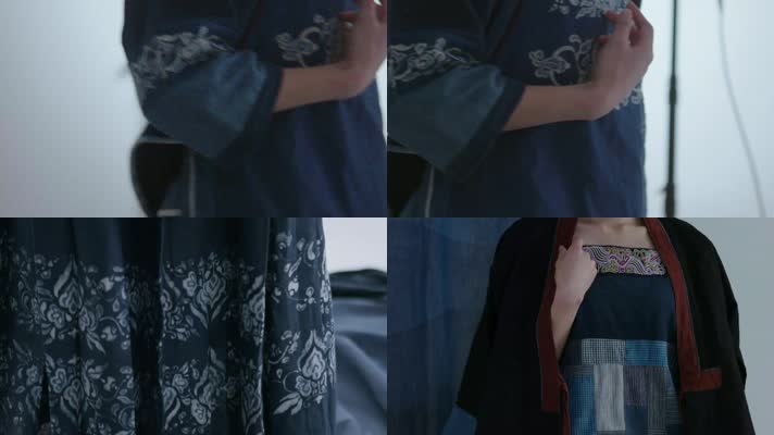 模特展示民族服饰