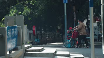 广东广州东山口亚文化人民生活市井烟火老城