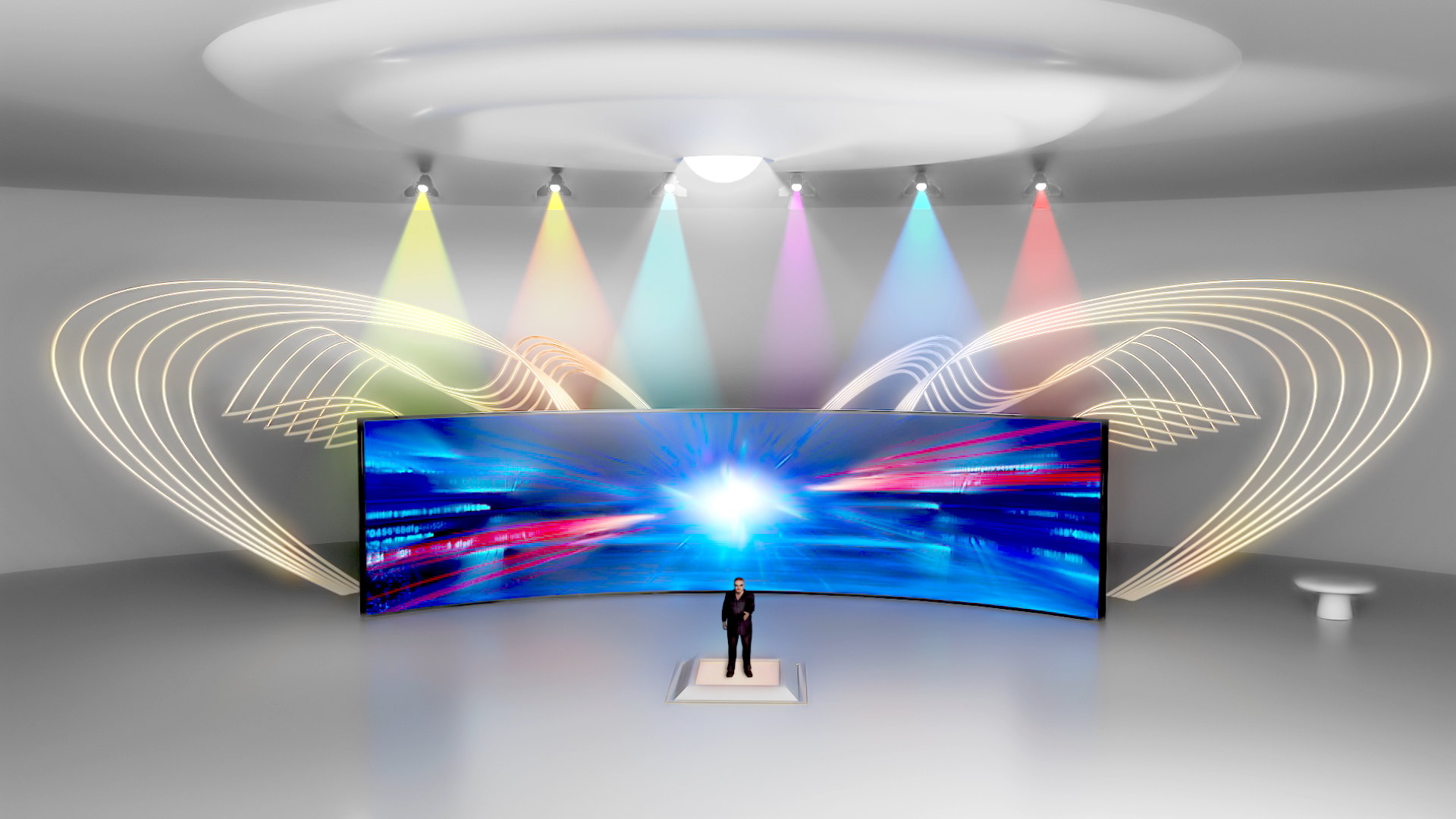 产品发布会3D场景