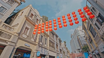 上下九步行街老广州4K视频素材