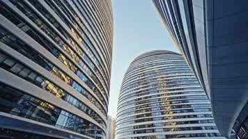 北京城市望京soho建筑高速延时宣传片