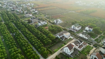 美丽新农村航拍4K