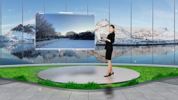 电视栏目演播室扣像背景