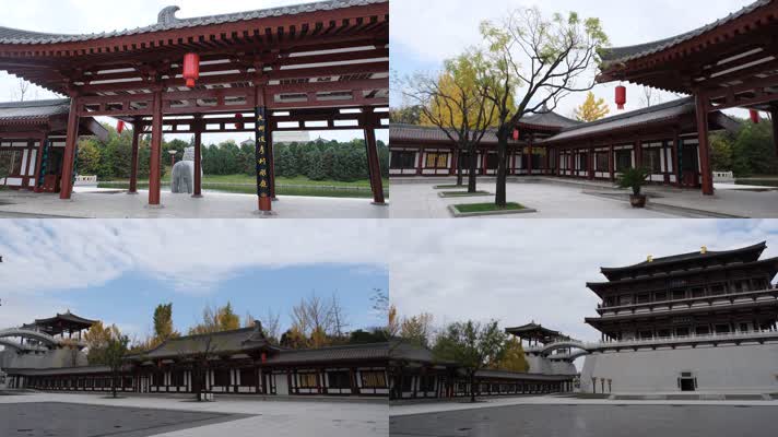 秋天的大唐芙蓉园紫云楼