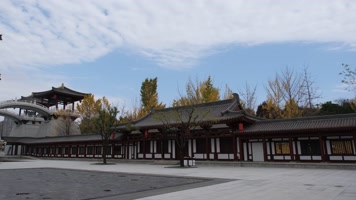 秋天的大唐芙蓉园紫云楼